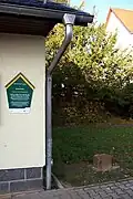 Ältester Forstgrenzstein von 1549 in Kurort Hartha