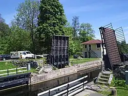 Die älteste Eisenbrücke Schwedens