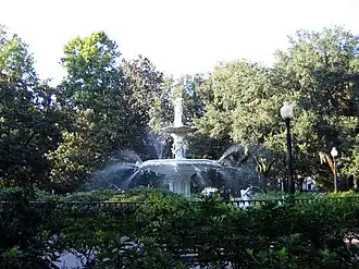 Urbane Planung von Savannah City