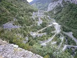 Blick auf das Fort du Portalet