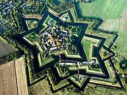 Bourtange, Niederlande: Prototypisches Bastionär- und Polygonalsystem