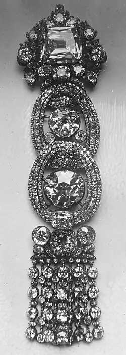 Epaulette mit dem „Sächsischen Weißen“