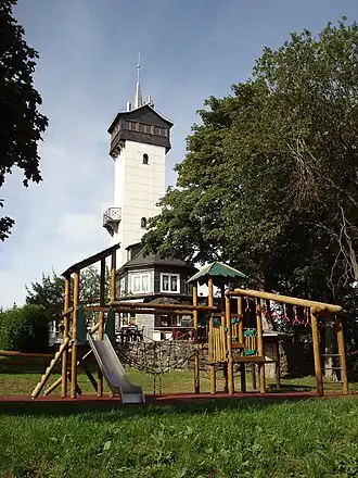 Kirchberg mit Fröbelturm und Spielplatz