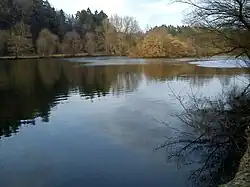 Fröschauer Weiher am Ende des Thanngrabens