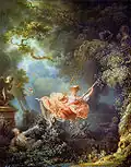 Der Schwung; von Jean-Honoré Fragonard; 1767; Wallace Collection (London)