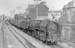 Ölgefeuerte 141 R in Vernon (Eure) (1963)