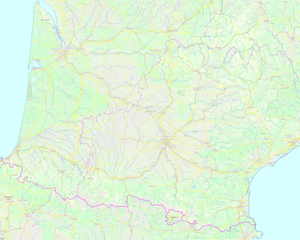 Backsteinbauwerke der Gotik/Verteilung in Südfrankreich (France sud-ouest)