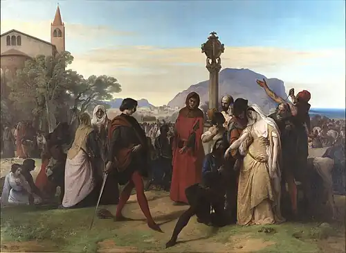 Sizilianische Vesper, Francesco Hayez, 1846
