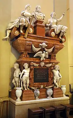 Grab von Barbara von Österreich