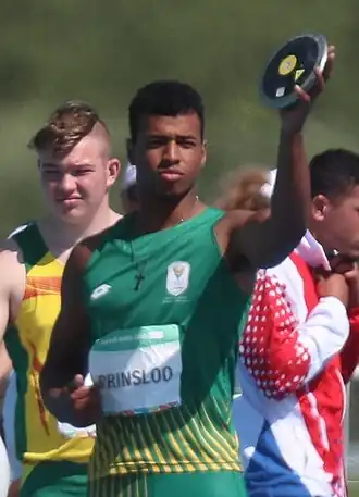 Francois Prinsloo bei den Olympischen Jugend-Sommerspielen 2018 in Buenos Aires