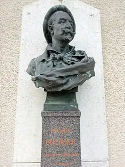 Frank Buchser (1828–1890) Maler. Grab. Friedhof Feldbrunnen-St. Niklaus, Solothurn