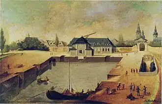 Kanalhafen um 1830