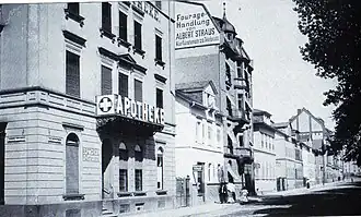 Blick in die Kurfürstenstraße von der Große Seestraße 31 (1906)