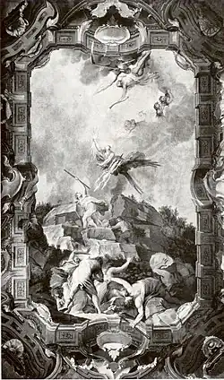 Palais Thurn und Taxis Treppenhaus Deckengemälde