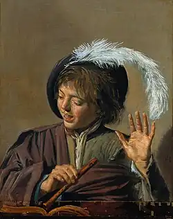 Knabe mit Flöte (Frans&nbsp;Hals,&nbsp;um 1627)