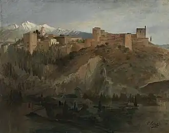 Die Alhambra in Granada (Franz von Lenbach)