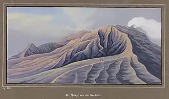 „Die Nordseite des Merapi“