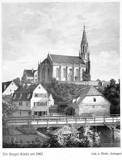 Ansicht von Norden, 1862.