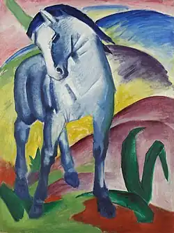 Franz Marc Blaues Pferd I, 1911