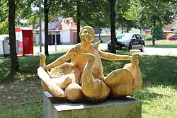 "Frau im Glück" auf dem Gänserberg Grabow von Dirk Harms