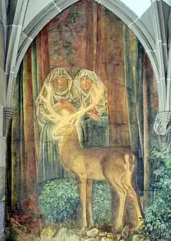 Der leuchtende Hirsch aus der Gründungslegende des Fraumünsters