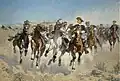 Frederic Remington: Dismounted Moving Led Horses