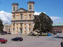 Fredrikskirche im Zentrum von Karlskrona