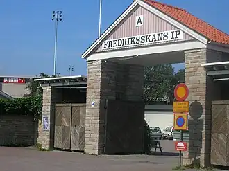 Eingangsportal zu Fredriksskans IP