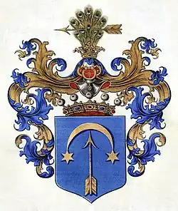 Wappen der Freiherrn Wassilko von Serecki, 1855