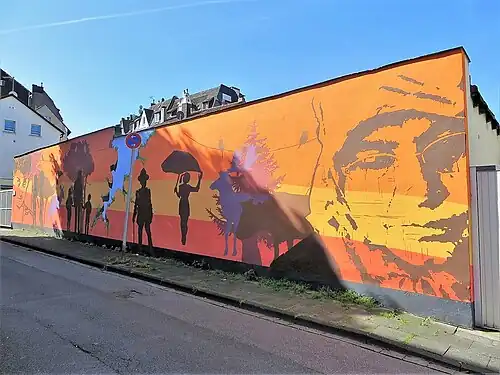 Freiluftgalerie Hagen. Zusammen mit Jugendlichen aus Hagen (2017)