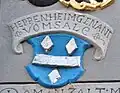 Ahnenwappen „Heppenheim vom Saal“, Freinsheim, Nagelscher Hof, Hauptstr. 27