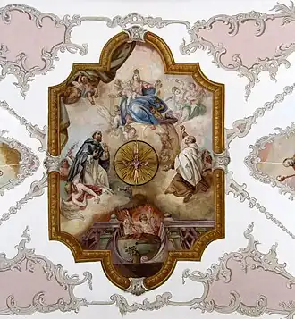 Bruderschaftsfresko St. Martin (Chrysostomus Forchner)