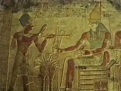 Fresko in Abydos Temple