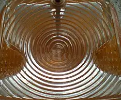 Scheinwerferlinse im Rücklicht eines Autos