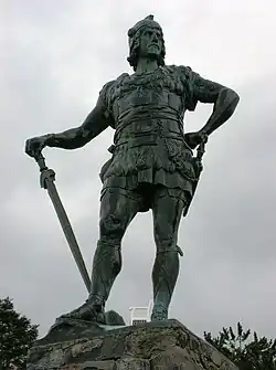 Fridtjov der Tapfere in Vangsnes, ein Geschenk von Wilhelm II an die Norweger