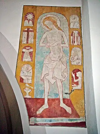 Erbärmdebild, 14. Jahrhundert (protestantische Kirche)