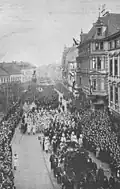 Trauerzug in Essen am 26. November 1902