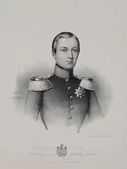 Friedrich Franz&nbsp;II. mit 19 Jahren zu seinem Regierungsantritt