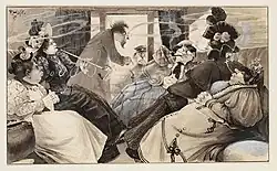 Das Rauchercoupé, 1897