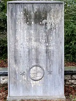 Fritz Suter-Vischer (1870–1961) Familiengrab. Friedhof am Hörnli, Riehen