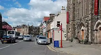 Straßenzug in Peebles