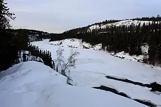 Cameron River im Winter