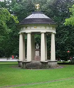 Das Keplerdenkmal an seinem heutigen Platz