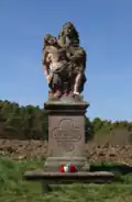 Pieta als Vesperbild am Weg von Haimbach zur Kapelle