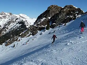 Nordgipfel des Fulseck im Winter von Westen