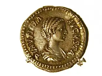 Denarius der Plautilla