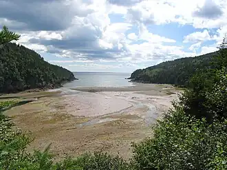 Blick in die Bay of Fundy