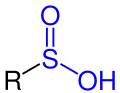 Allgemeine Struktur der Sulfinsäure