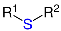 Allgemeine Struktur der Thioether