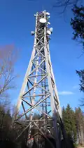 Funkturm Peiting – Anblick aus westlicher Richtung